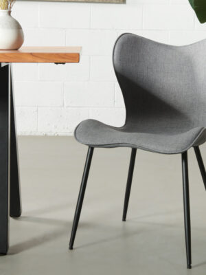 ALABAMA - Grey Fabric Dining Chair - FINAL SALE